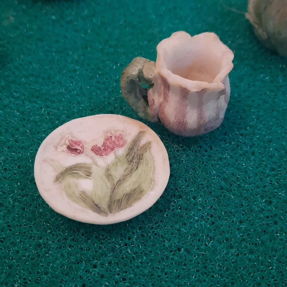 Rose Garden miniature tea set